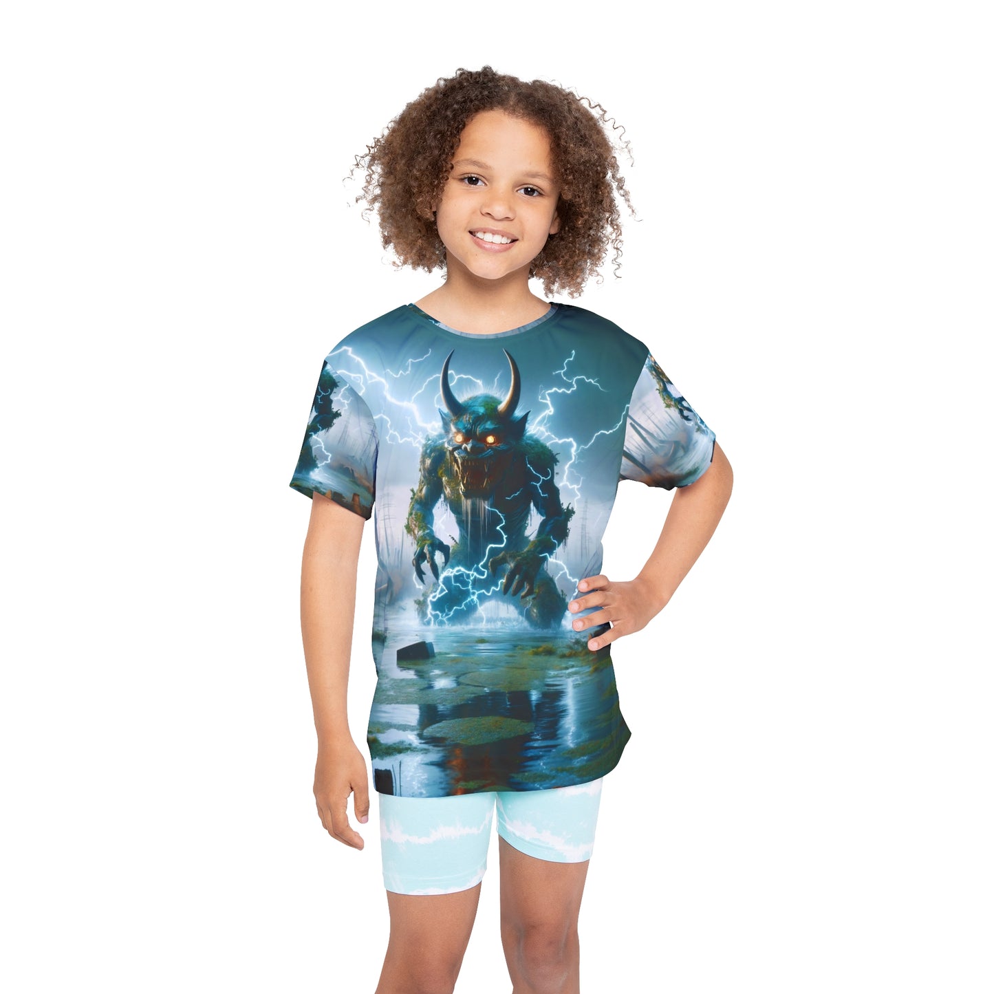 Koszulka sportowa | Dzieci | Elektryczny Jötunn | Demonologia