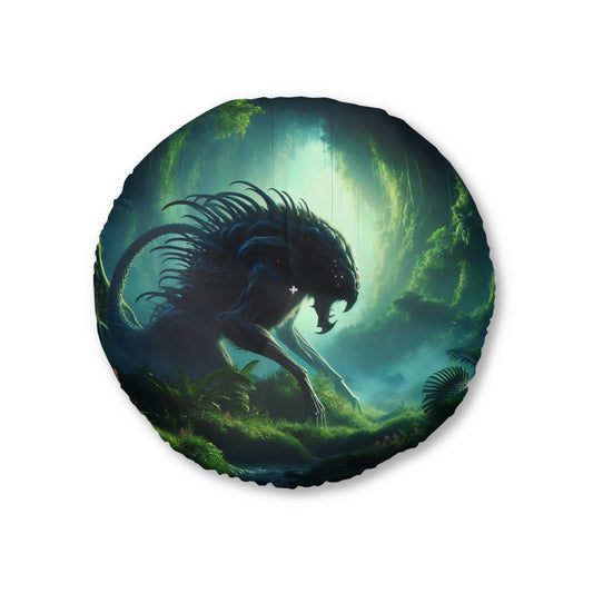 Pute | Gulvpute | Tuftet | Rund | Bioluminescent Sci-Fi | Predator