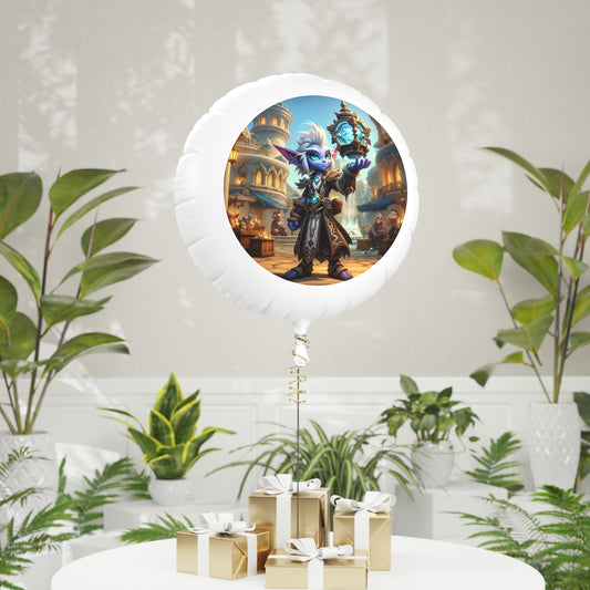 Globo | Helio | Mylar | Fantasía Arcana | Gnomo Cronómago | Mágico