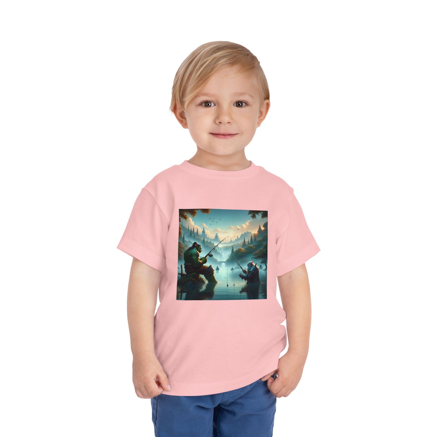 T-shirt | Peuter T-shirt | Korte mouw | Heldensage | Interraciale Vriendschap