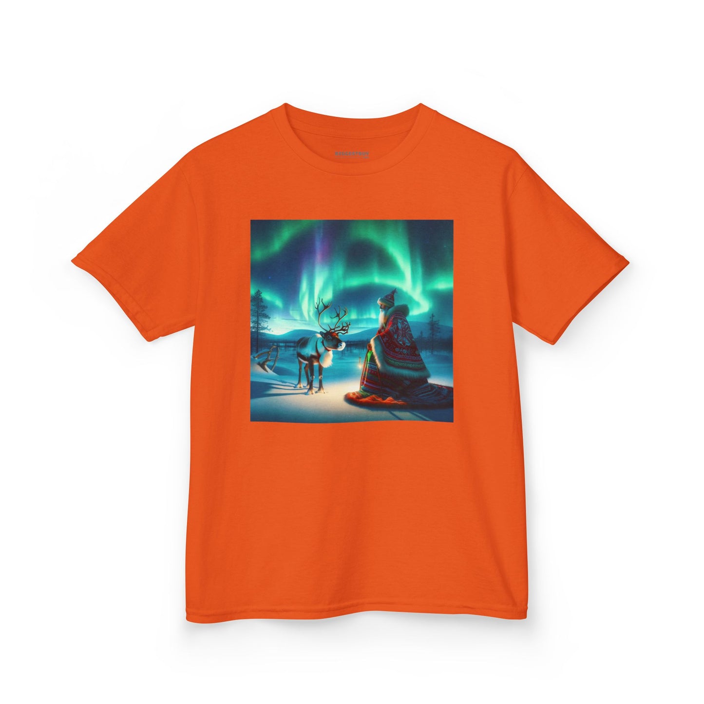 Camiseta | Camiseta Infantil | Algodão Pesado | Misticismo Nórdico | Xamã Sami