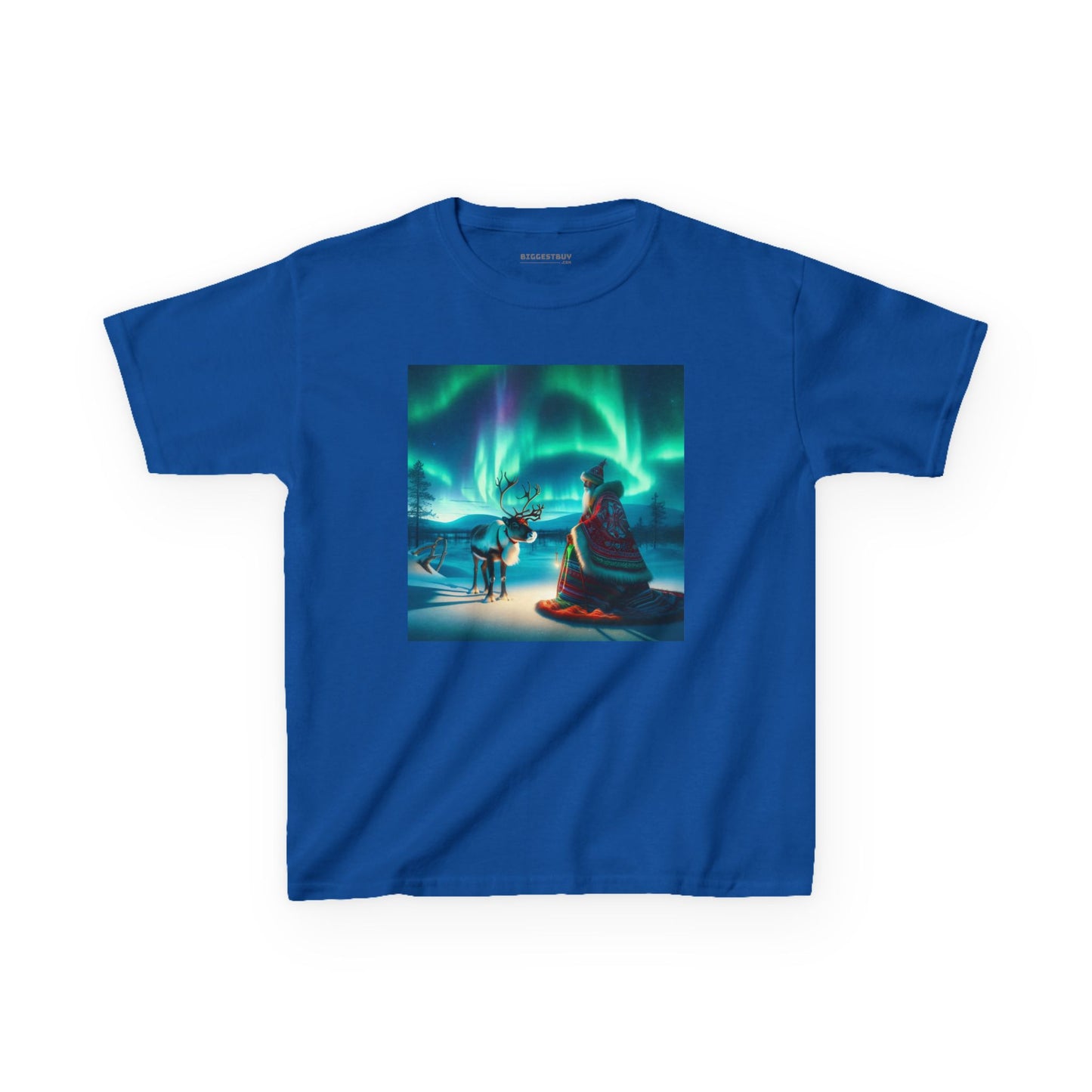 Camiseta | Camiseta Infantil | Algodão Pesado | Misticismo Nórdico | Xamã Sami