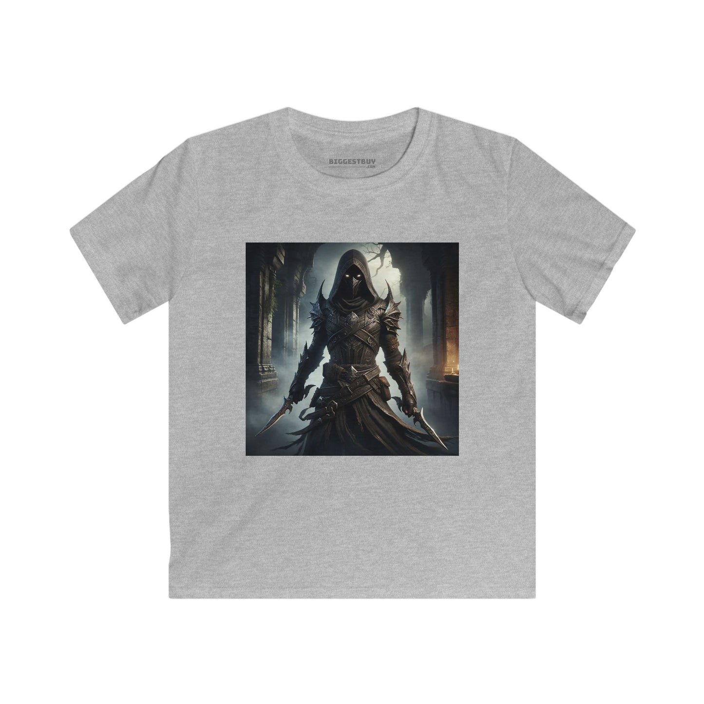 เสื้อยืด | เสื้อยืดเด็ก | ทรงนิ่ม | จอมนักฆ่าเงามืด | นักล่าวิญญาณ