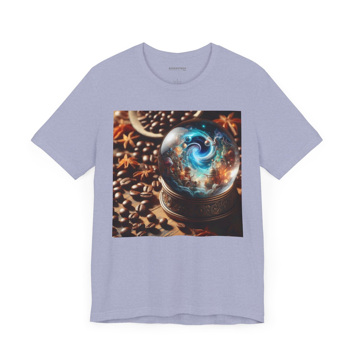T-shirt | Unisex | Maglietta in jersey | Manica corta | Cosmologia Nordica | Globo Magico