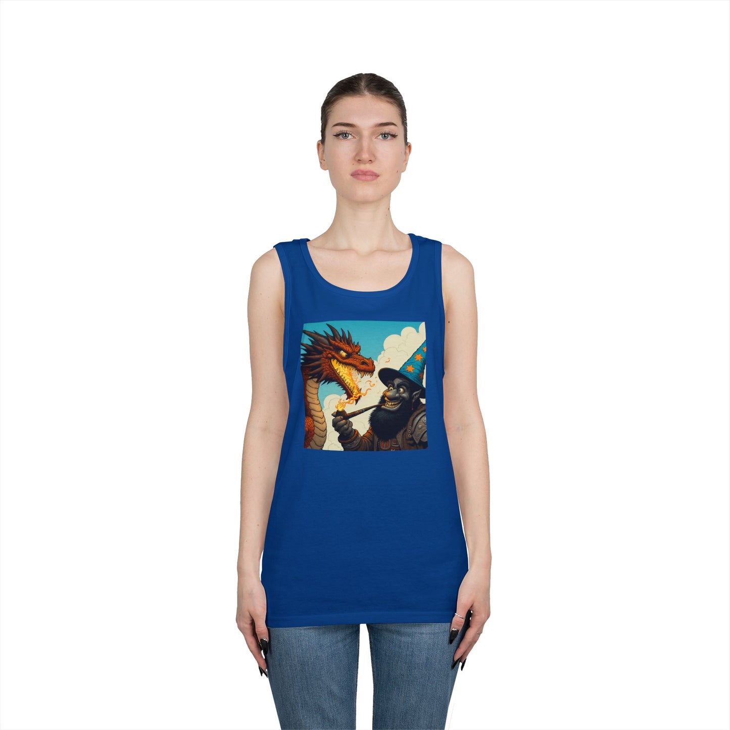 Linne | Unisex | Kraftig bomull | Drakeld fantasy | Trollformagi