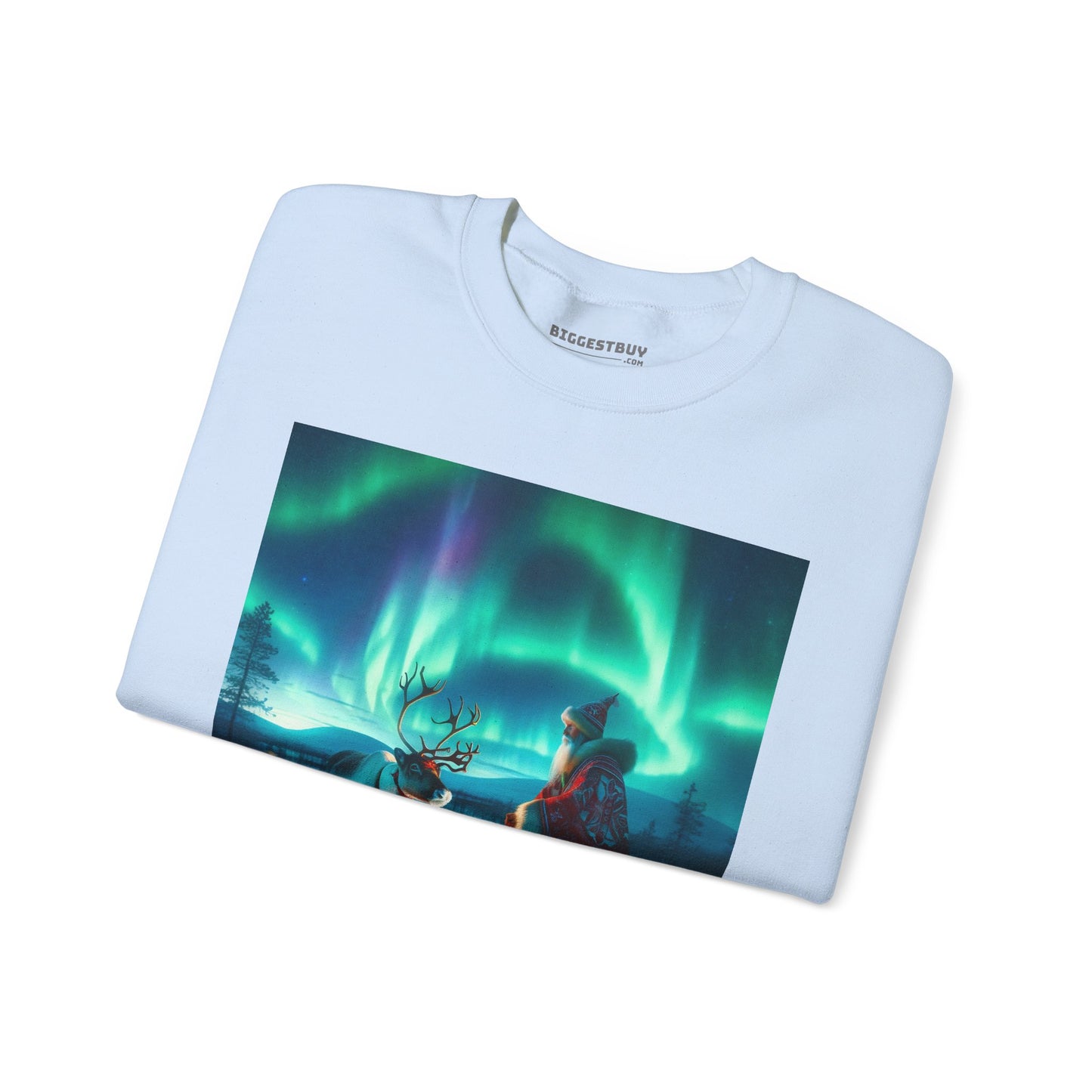 Bluza dresowa | Unisex | Okrągły dekolt | Gruba mieszanka | Szamanizm Polarny | Wizja Saamów