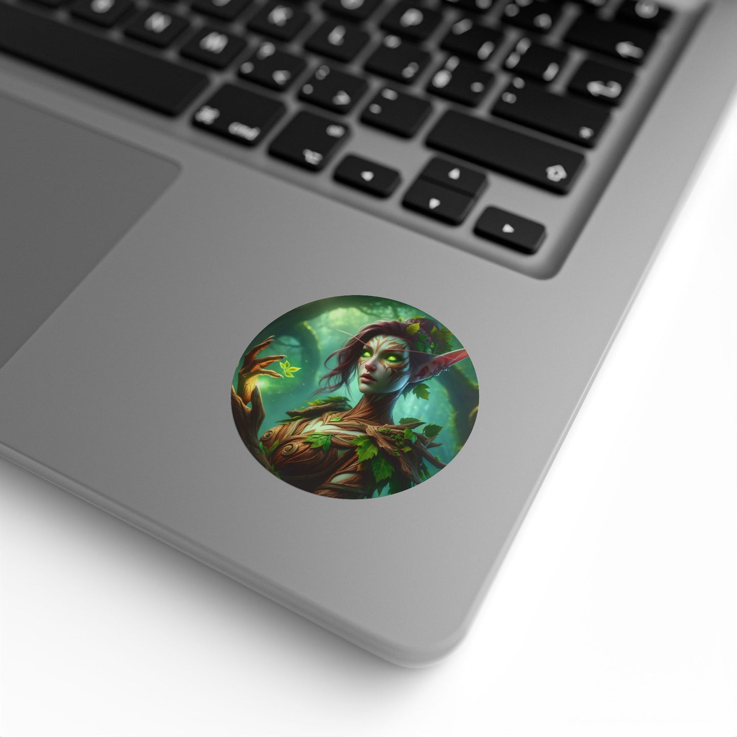 Rolka etykiet samoprzylepnych | Okrągły | Mitologia leśna | Driada | Duch lasu