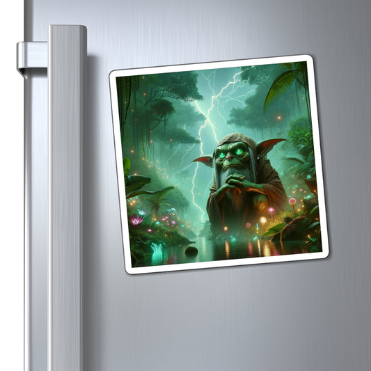 Magnete | Vinile | Fantasy Folcloristico | Sciamano Goblin