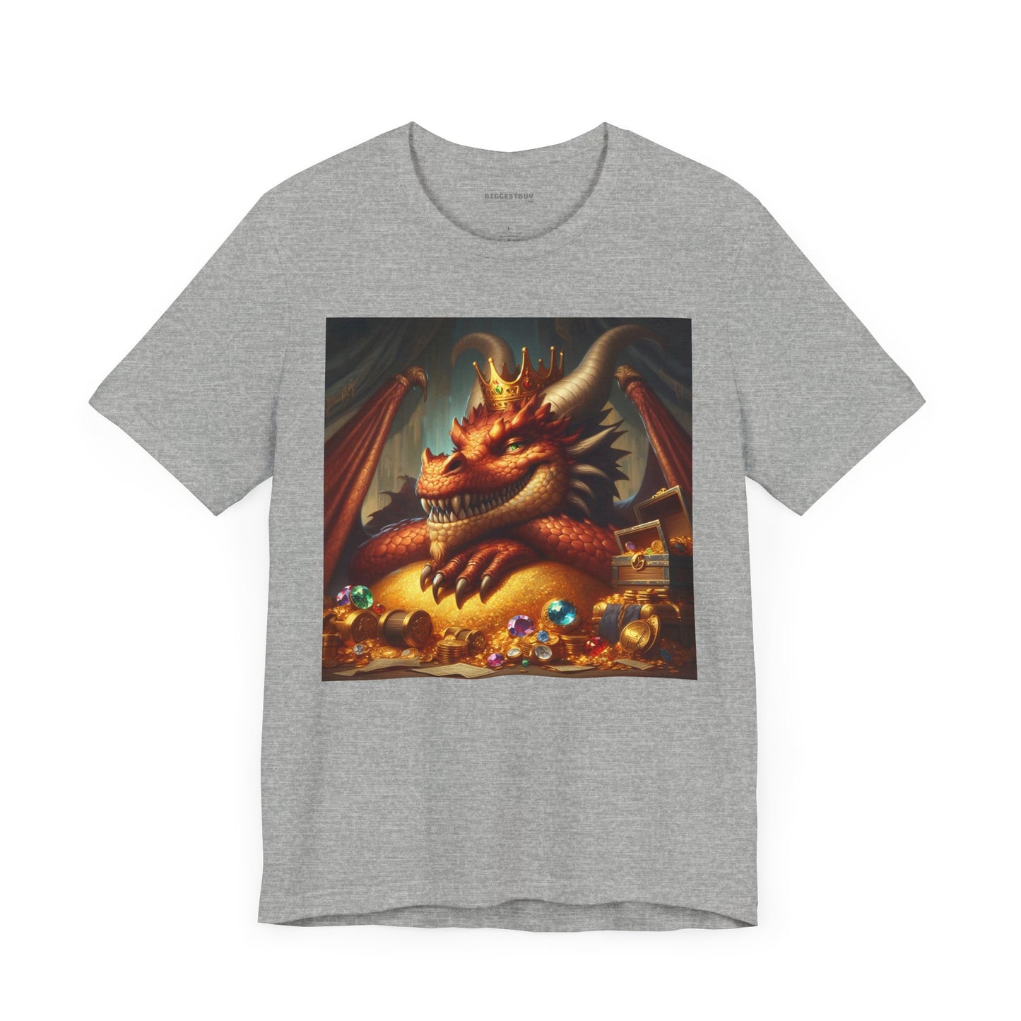 T-Shirt | Unisex | Koszulka dżersejowa | Krótki rękaw | Nordycka Mitologia | Fafnir | Smok