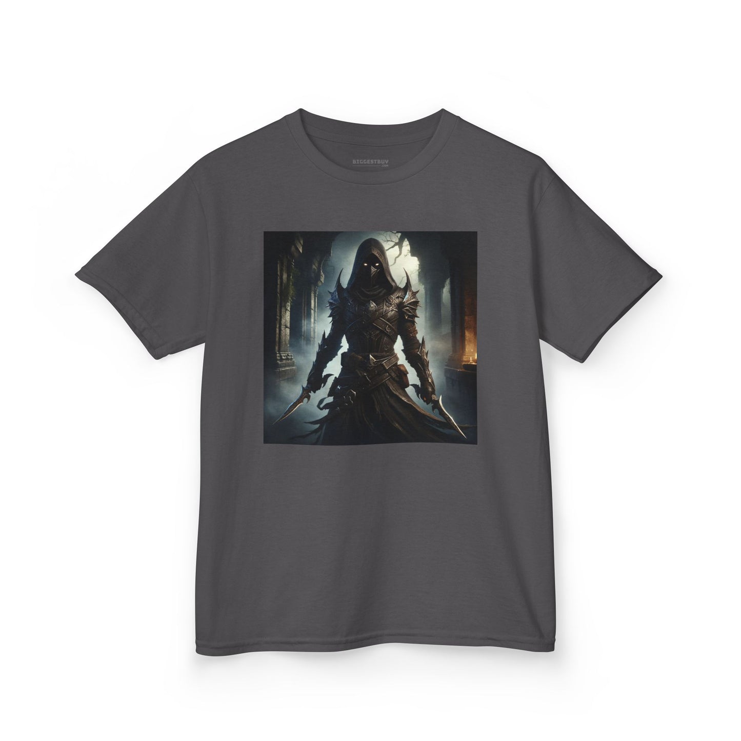 เสื้อยืด | เสื้อยืดเด็ก | ผ้าฝ้ายเนื้อหนา | จอมนักฆ่าเงามืด | นักล่าวิญญาณ