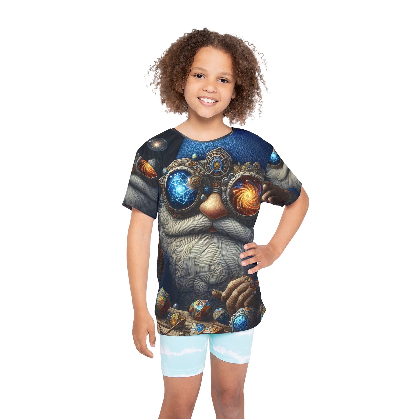 स्पोर्ट्स जर्सी | बच्चे | स्टीमपंक फैंटेसी | जादुई बौना जादूगर