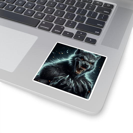 Sticker | Square | Dark Fantasy | Lycanthrope | Werewolf
