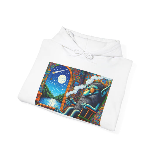 Hettegenser | Unisex | Hettegenser | Kraftig blanding | Psykedelisk kunst | Kosmisk drøm
