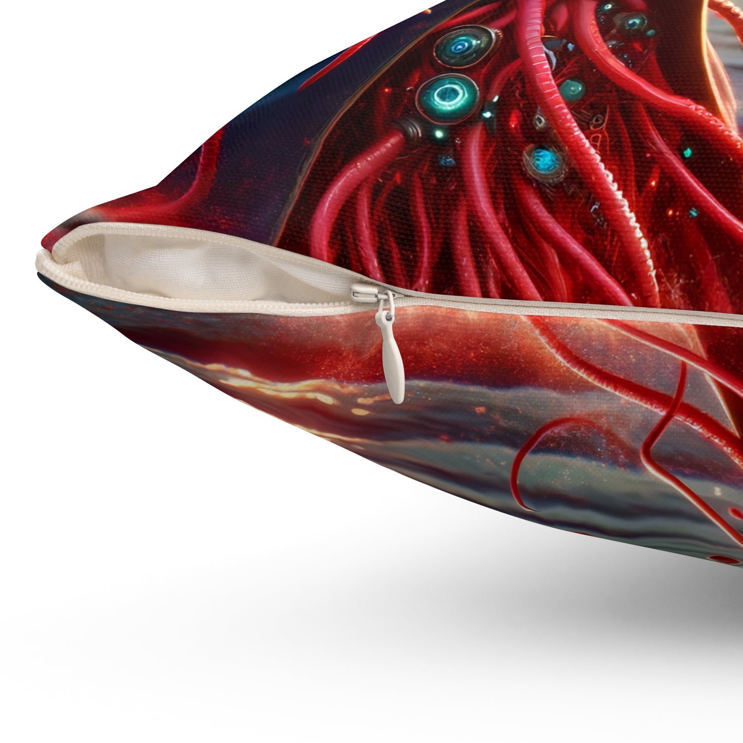 Pillow | Polyester | Square | Cosmic Horror | Mindflayer | Wizard