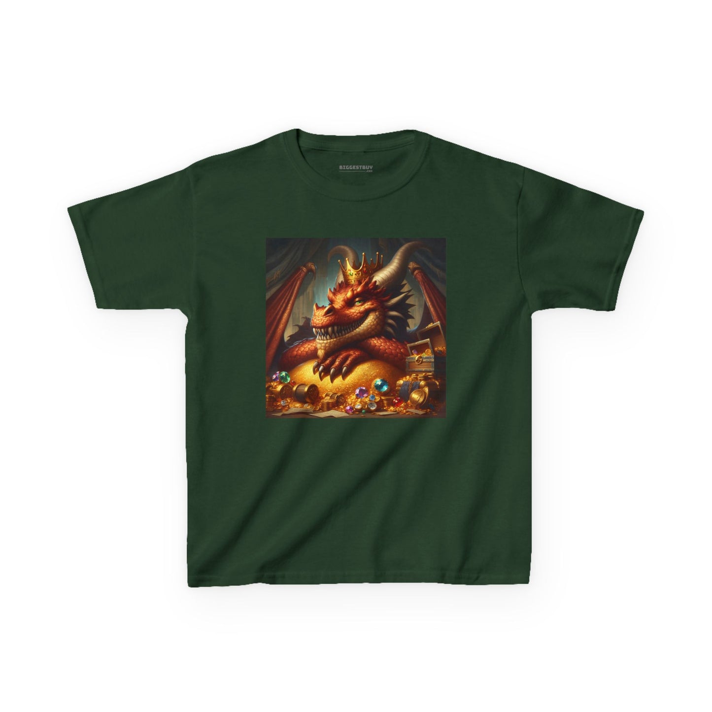 T-Shirt | Koszulka dziecięca | Ciężka bawełna | Nordycka Mitologia | Fafnir | Smok