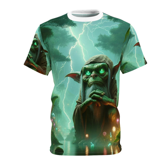 T-shirt | Stampa all-over | T-shirt unisex | Fantasy Folcloristico | Sciamano Goblin