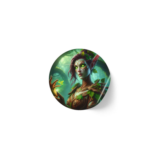 Etiket Rulosu | Yuvarlak | Orman Mitolojisi | Dryad | Doğa Ruhu