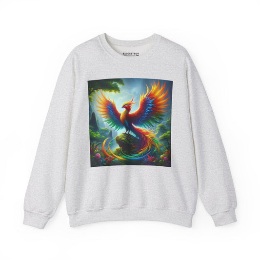 스웨트셔츠 | 유니섹스 | 크루넥 | 헤비 블렌드 | 신화화 | 불멸의 부활자 | 무지개 불새