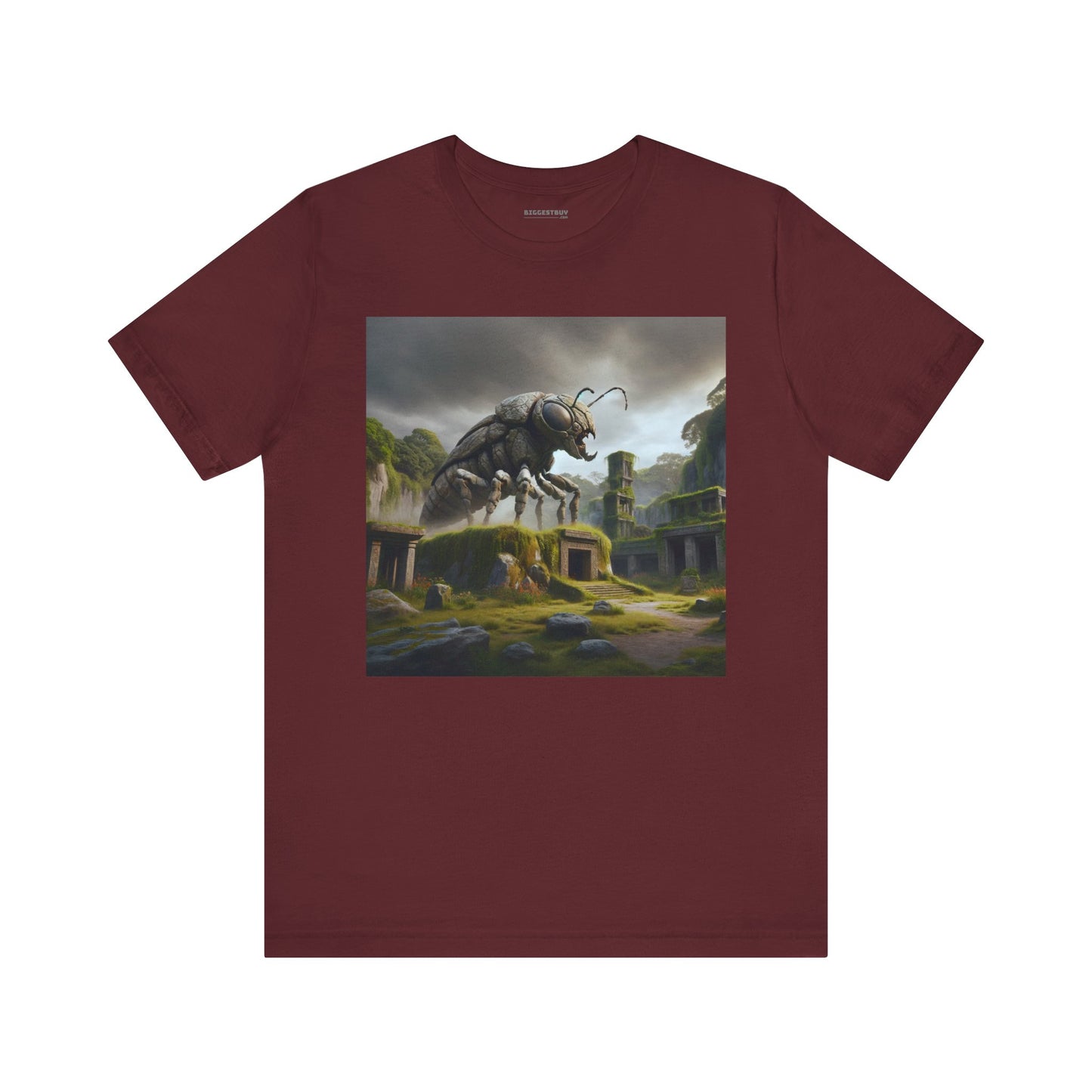 Tシャツ | ユニセックス | ジャージーTシャツ | 半袖 | 異形変異 | 巨大甲虫 | 緑