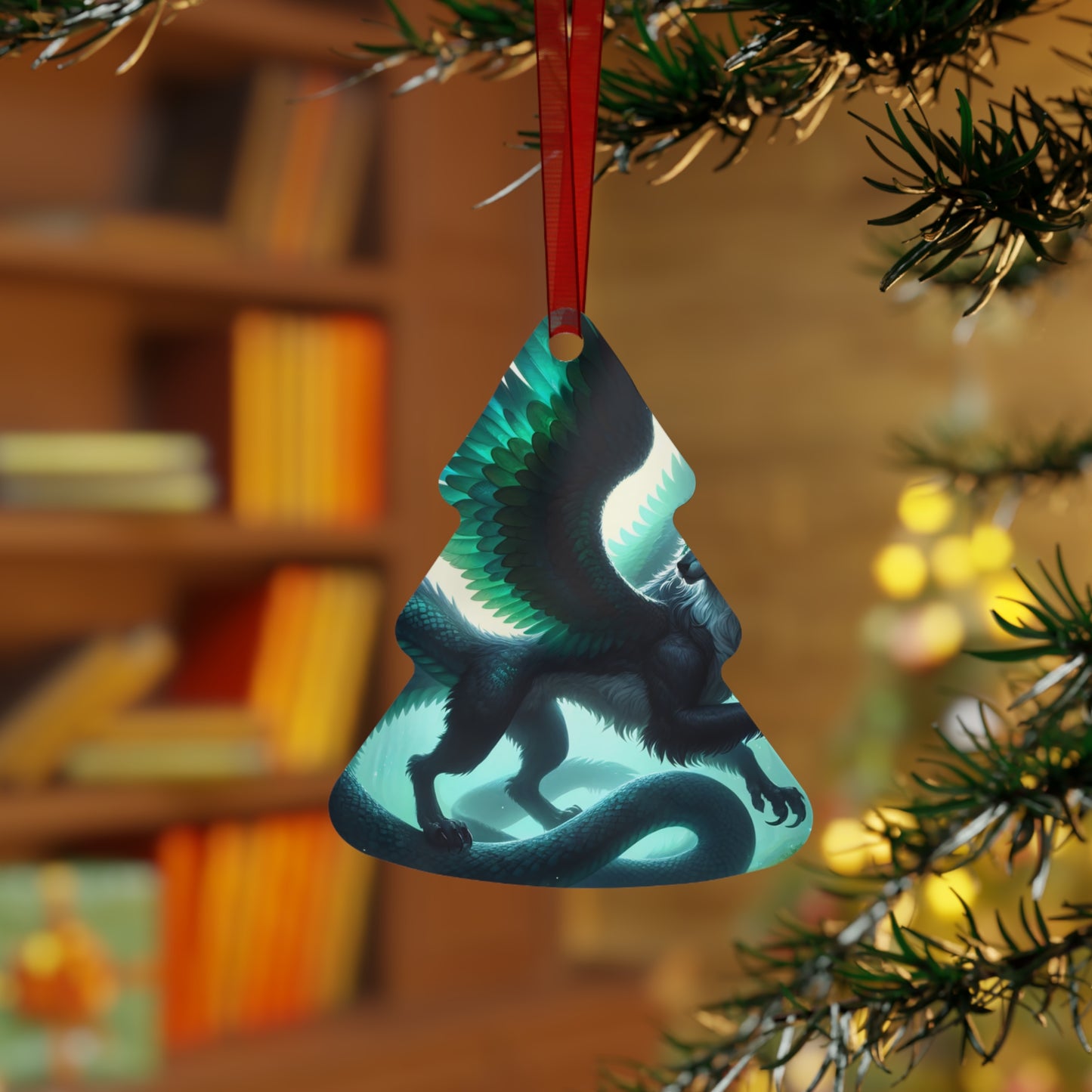 장식품 | 금속 | 판타지 드래곤 | 신화적 생물 | 터콰이즈