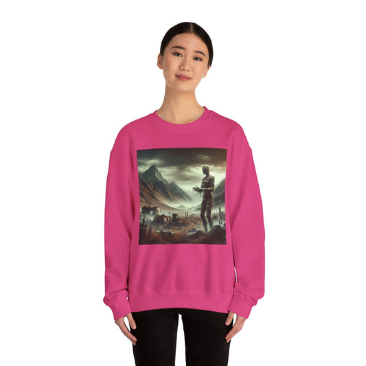 เสื้อสเวตเตอร์ | ยูนิเซ็กส์ | คอกลม | ผ้าผสมเนื้อหนา | มัมมี่หลังโลกล่มสลาย | หุ่นศพ