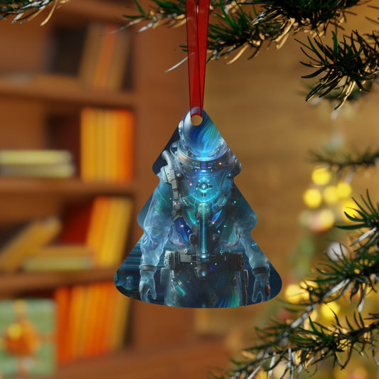 Ornament | Metall | Weltraum-Biolumineszenz | Astronaut
