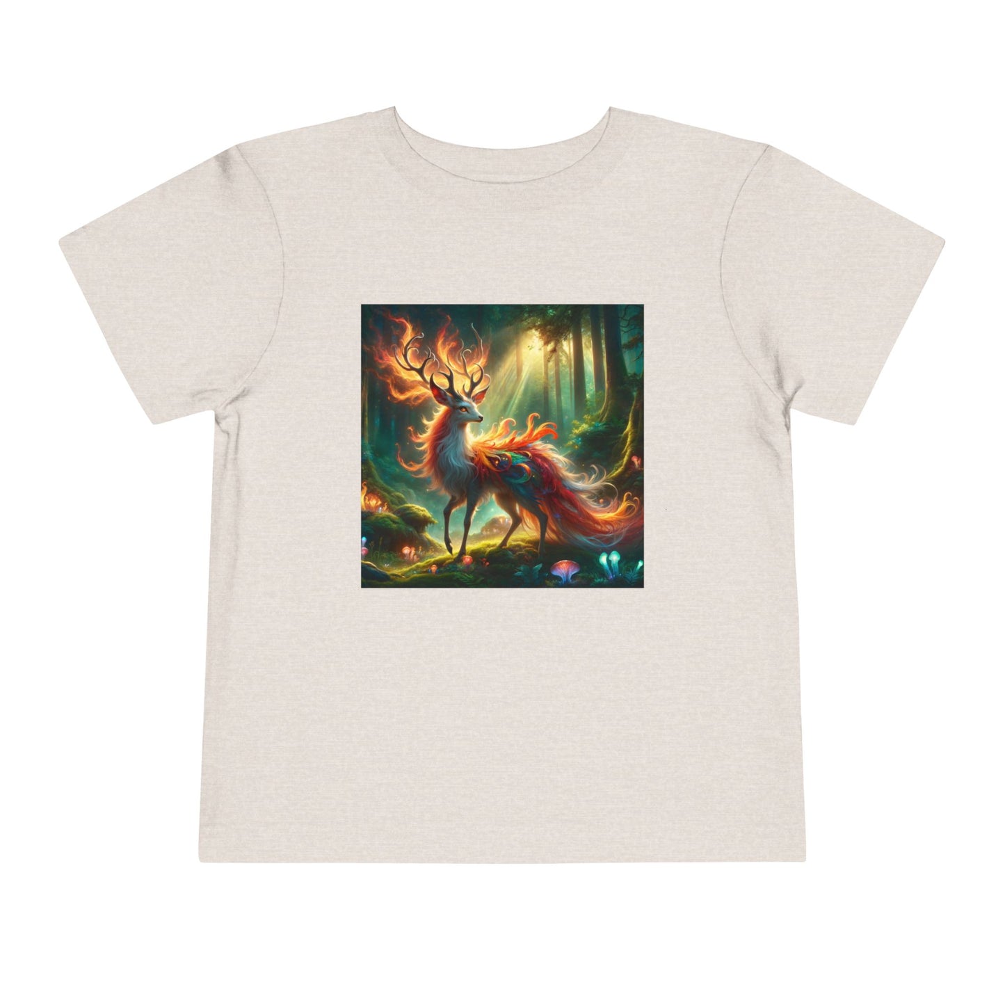 T-Shirt | Toddler Tee | Short Sleeve | Mystical Kirin | Forest Spirit Deer