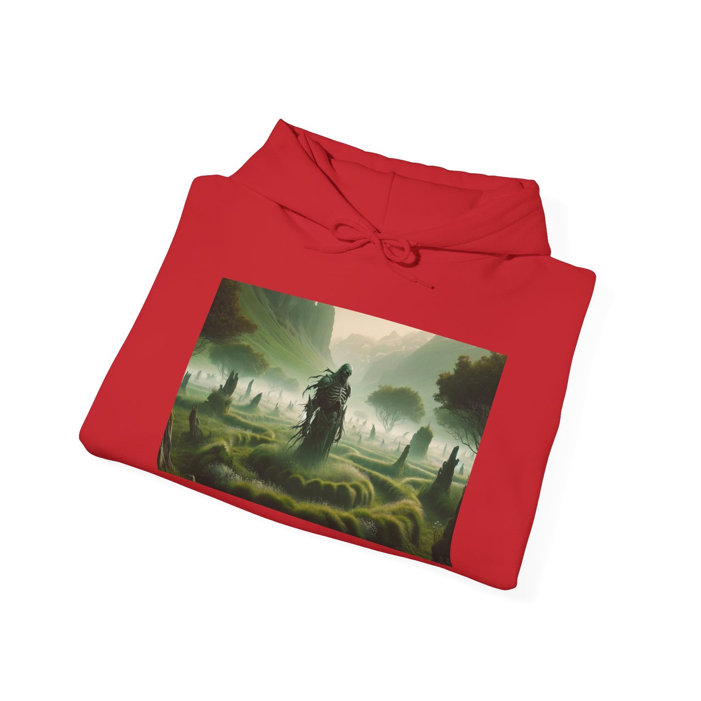 ہوڈی | یونیسیکس | ہڈڈ سویٹ شرٹ | ہیوی بلینڈ | لمحہ موت | عالم آخرت | سکیلیٹل ریپر