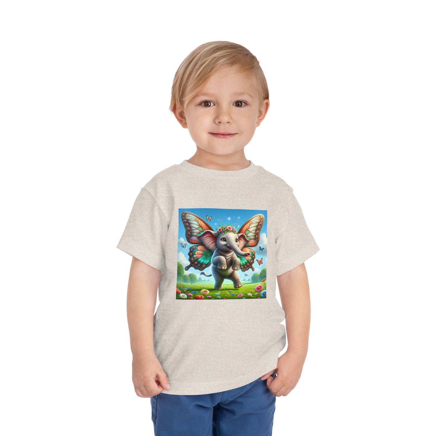 T-Shirt | Koszulka dla malucha | Krótki rękaw | Baśniowa fauna | Airavata | Słonik