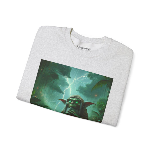 Felpa | Unisex | Girocollo | Misto pesante | Fantasy Folcloristico | Sciamano Goblin