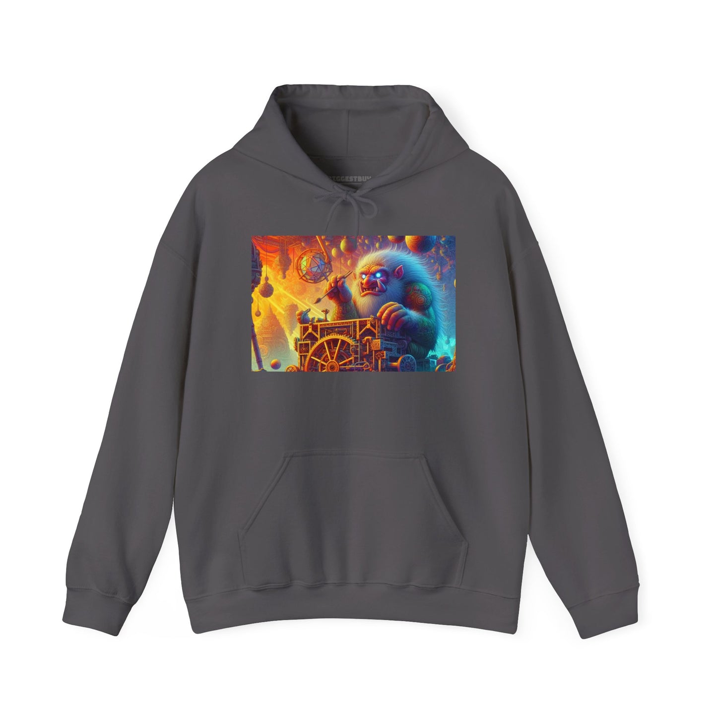 Bluza z kapturem | Unisex | Bluza dresowa z kapturem | Gruba mieszanka | Mitologia Arktyczna | Mechanik Lodu