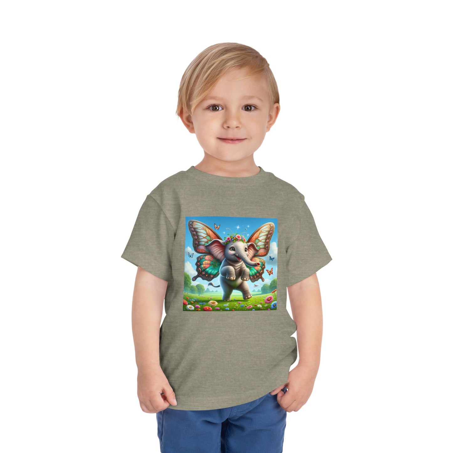 T-Shirt | Koszulka dla malucha | Krótki rękaw | Baśniowa fauna | Airavata | Słonik