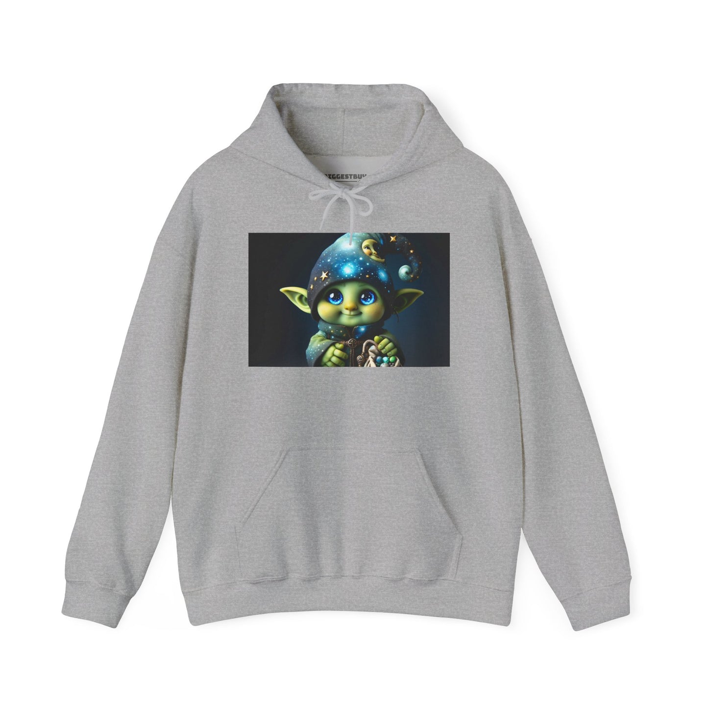 Hettegenser | Unisex | Hettegenser | Kraftig blanding | Fantasi | Skogsalv | Trollmann