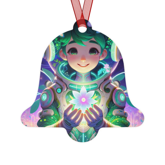 Ornament | Metaal | Technofantasie | Cybernatuur | Groen Wezen