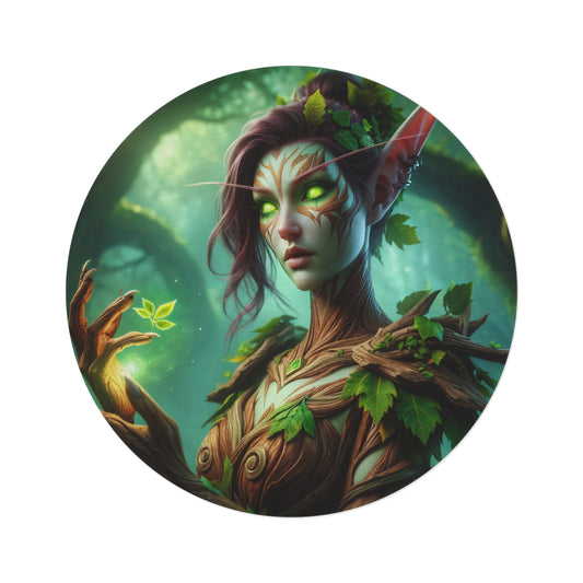 Halı | Yuvarlak | Orman Mitolojisi | Dryad | Doğa Ruhu
