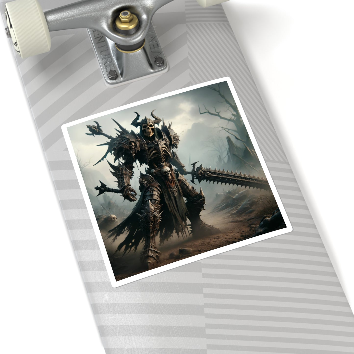 Klistremerke | Firkantet | Mørk Fantasi | Dødsridder | Kriger