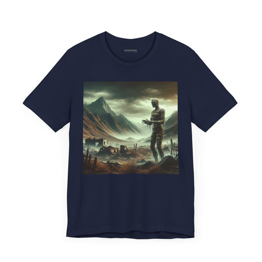 เสื้อยืด | ยูนิเซ็กส์ | เสื้อยืดเจอร์ซีย์ | แขนสั้น | มัมมี่หลังโลกล่มสลาย | หุ่นศพ