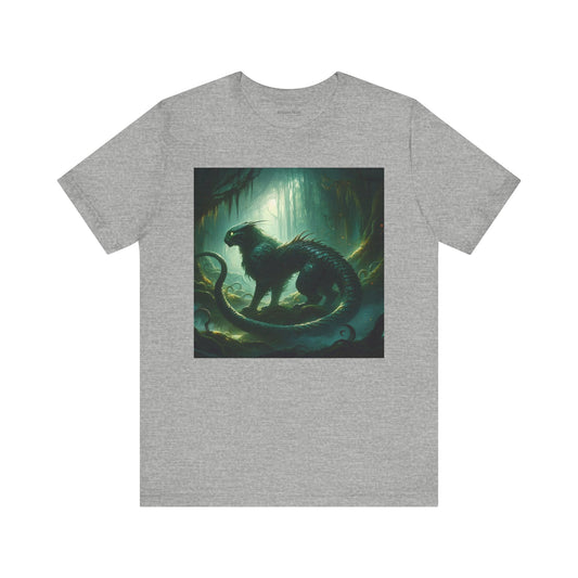 T-skjorte | Unisex | Jersey-T-skjorte | Kort erme | Mørk fantasi | Kimære | Skogvokter