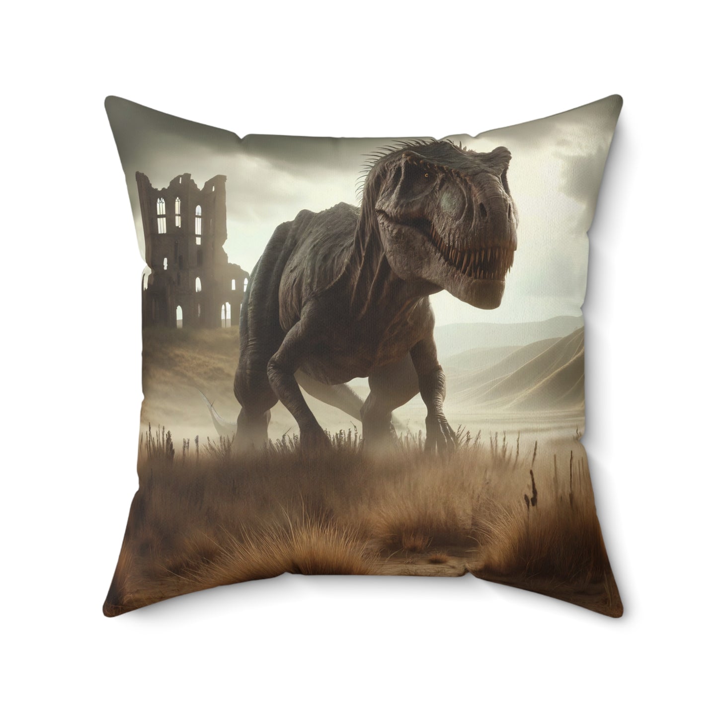 Cuscino | Poliestere | Quadrato | Paleofinzione | Dinosauri Preistorici | T-Rex
