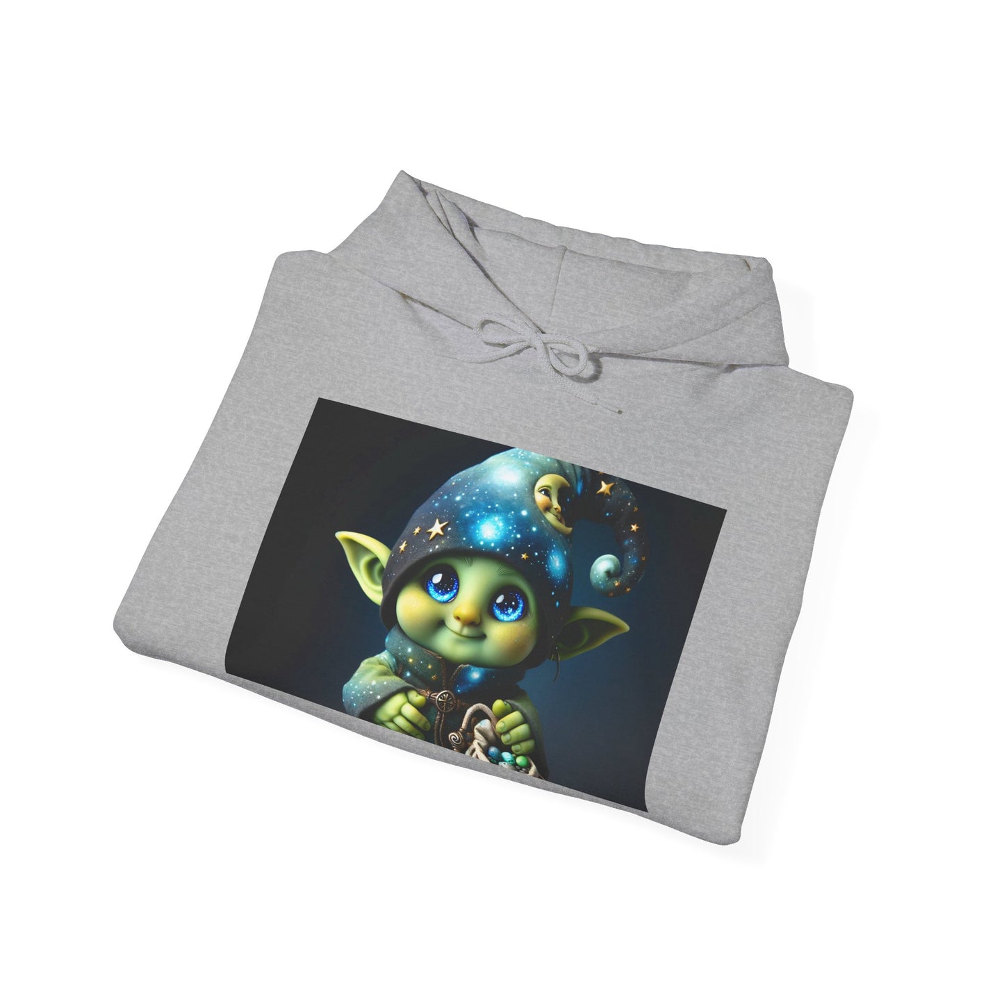 Hettegenser | Unisex | Hettegenser | Kraftig blanding | Fantasi | Skogsalv | Trollmann