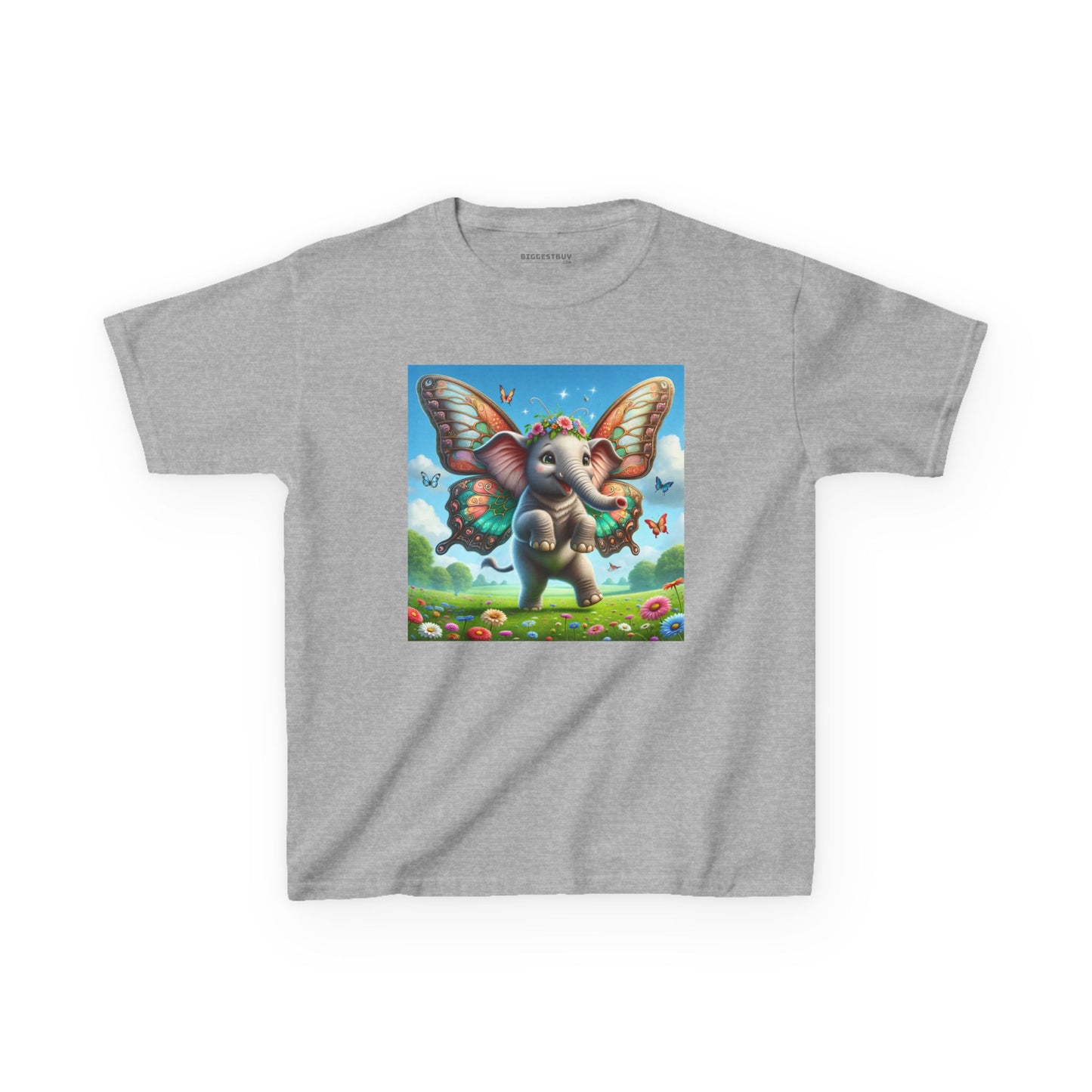 T-Shirt | Koszulka dziecięca | Ciężka bawełna | Baśniowa fauna | Airavata | Słonik