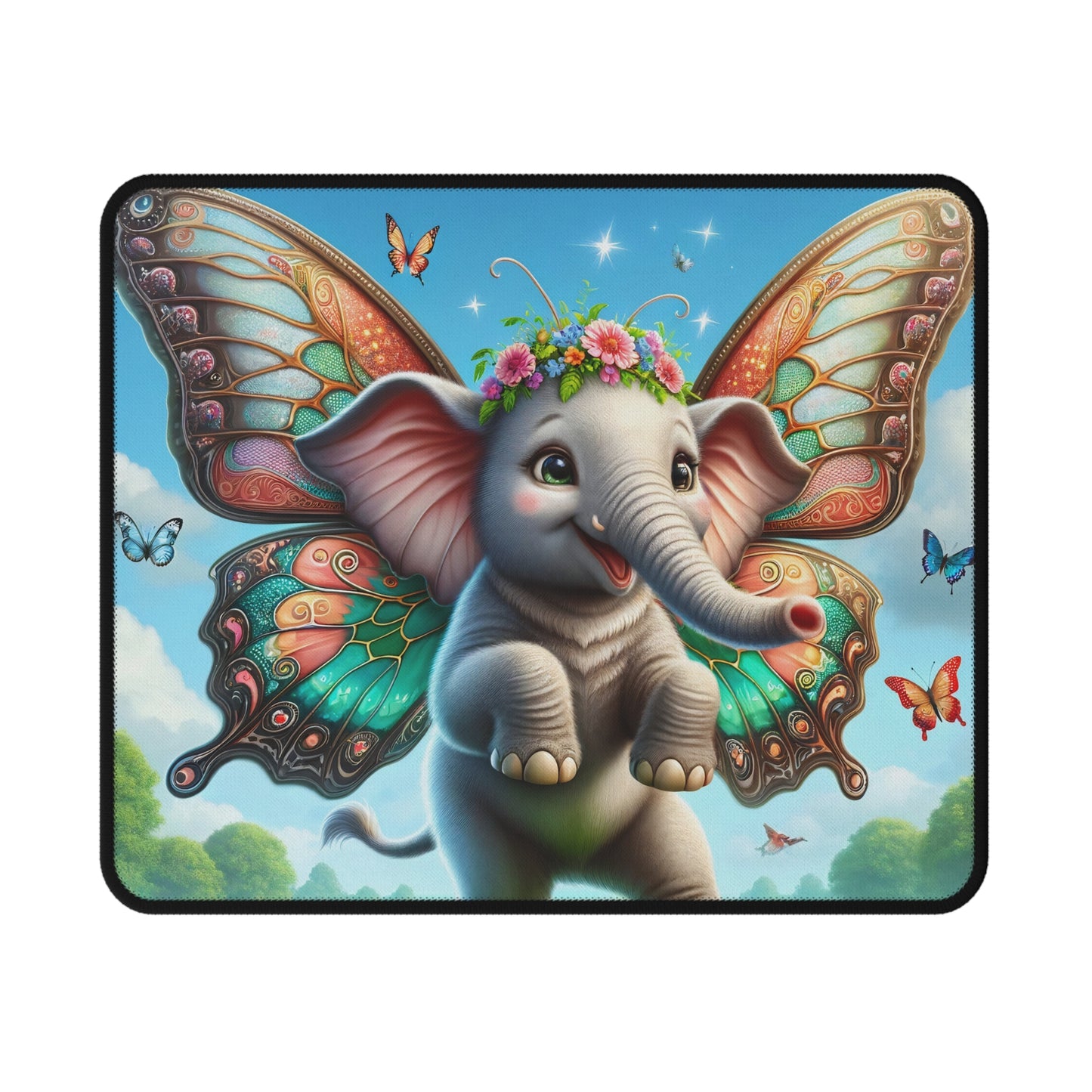 Tappetino per mouse | Mitologia Fantastica | Airavata | Elefantino