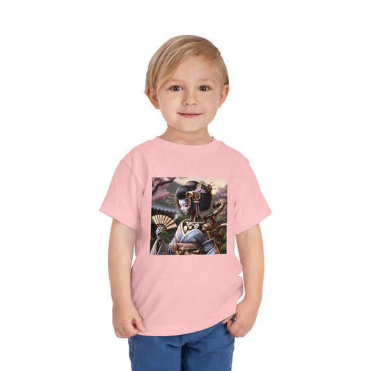 T-Shirt | Kleinkinder-T-Shirt | Kurzarm | Steampunk | Cyberpunk | Geisha