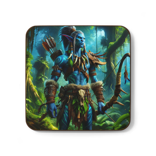 Coaster | Dense Fiberboard | Tribal Fantasy | Wood Elf Warrior