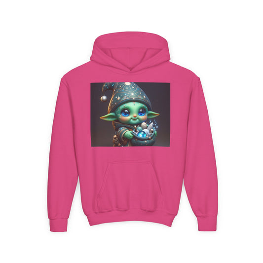 Sweatshirt | Genç | Kapüşonlu | Kalın Karışım | Kozmik Fantezi | Goblin Sihirbazı