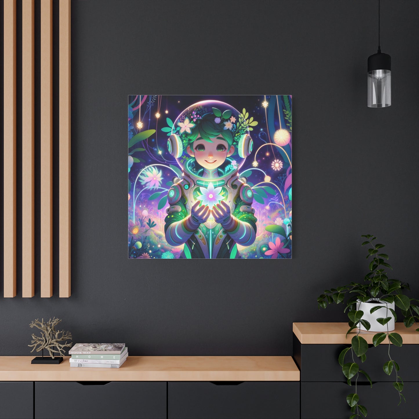 Tela | Opaca | Arte Digitale | Biopunk | Verde Elfo