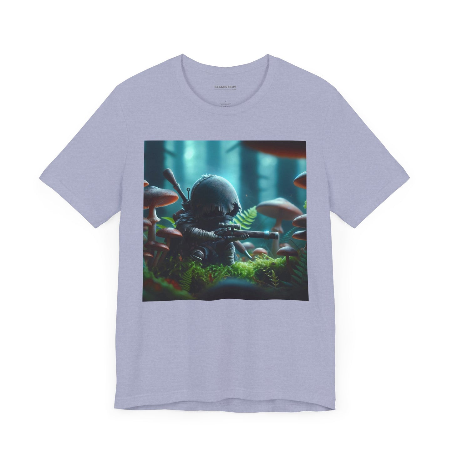 Tシャツ | ユニセックス | ジャージーTシャツ | 半袖 | バイオパンク | ミニチュア戦士 | 幻想的森