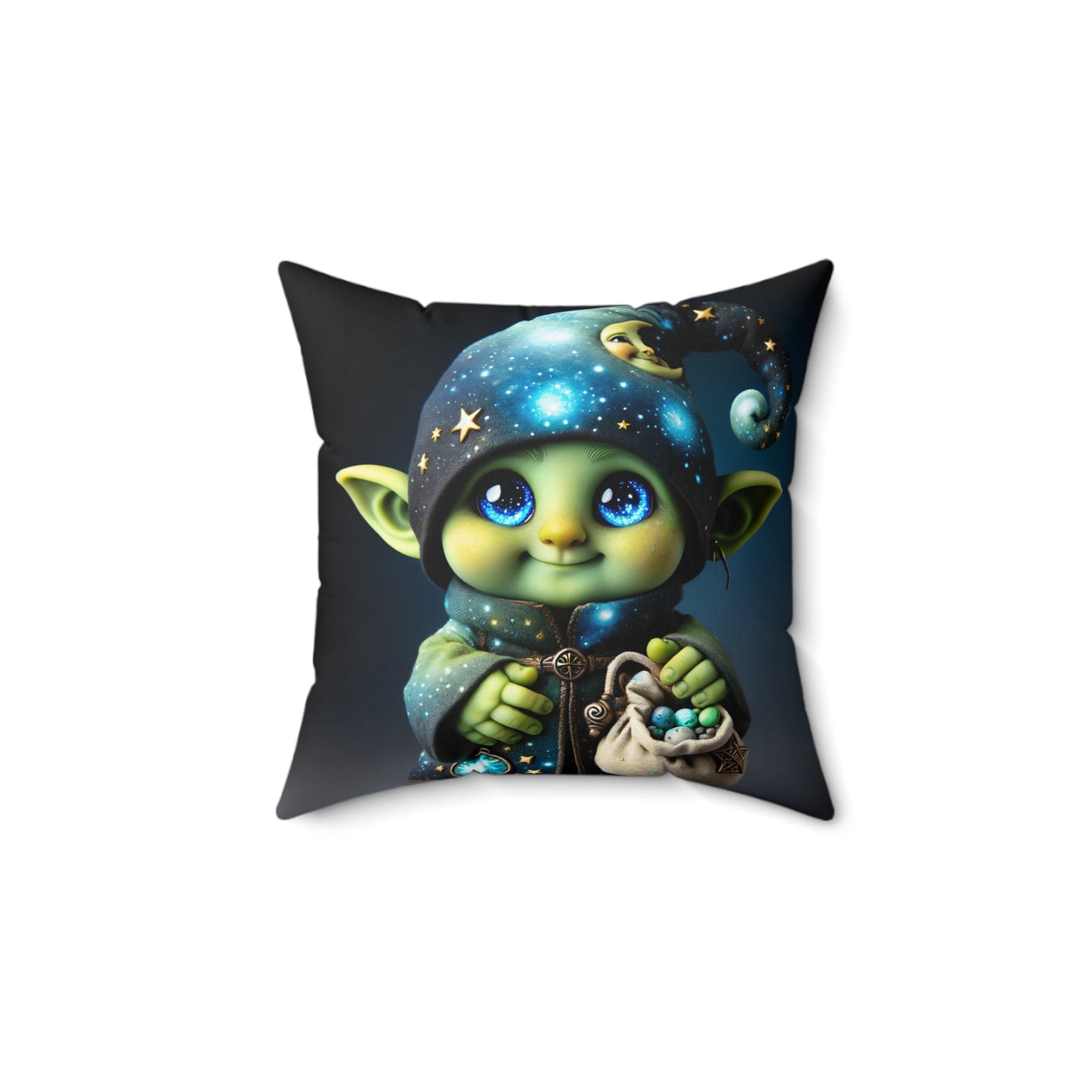 Pillow | Polyester | Square | Fantasy | Celestial Magic | Goblin