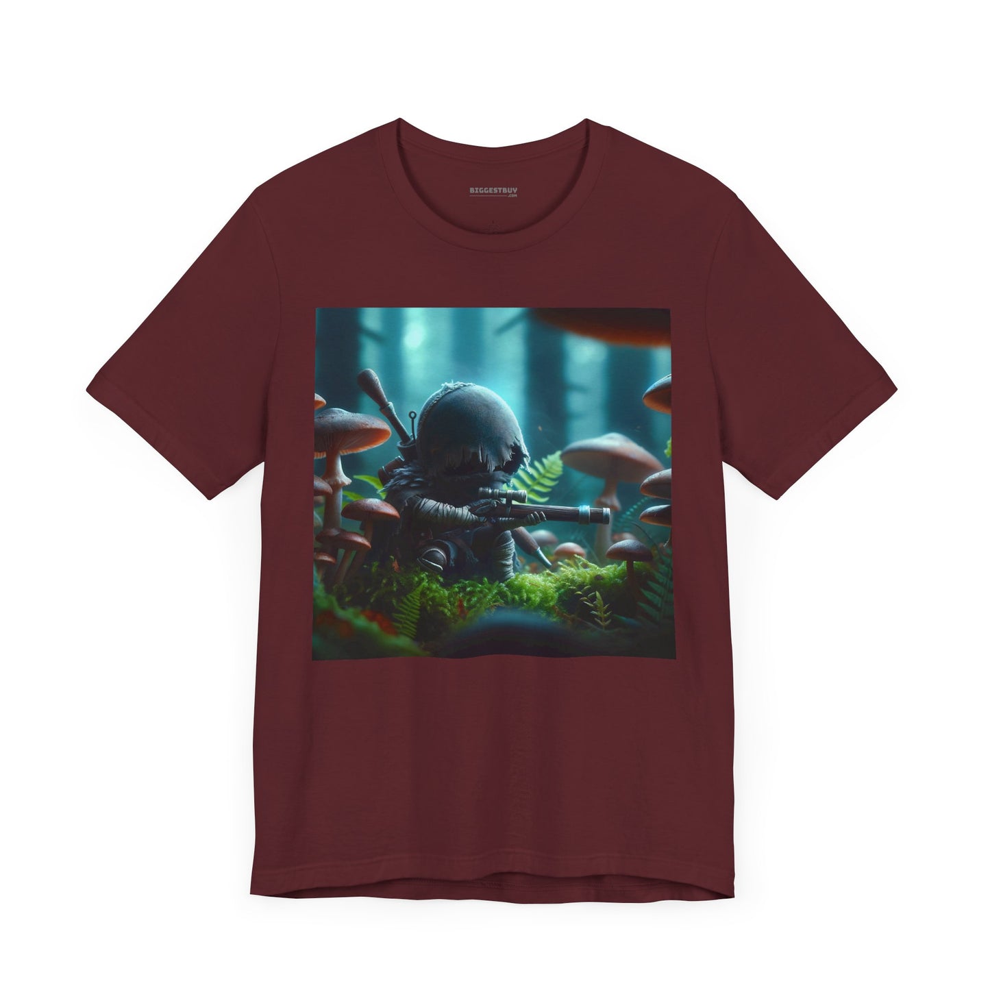 Tシャツ | ユニセックス | ジャージーTシャツ | 半袖 | バイオパンク | ミニチュア戦士 | 幻想的森