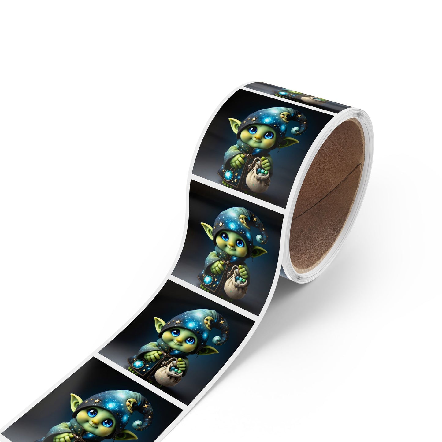 Klisteretikettrulle | Fyrkantig | Fantasy | Celestial Magi | Brownie